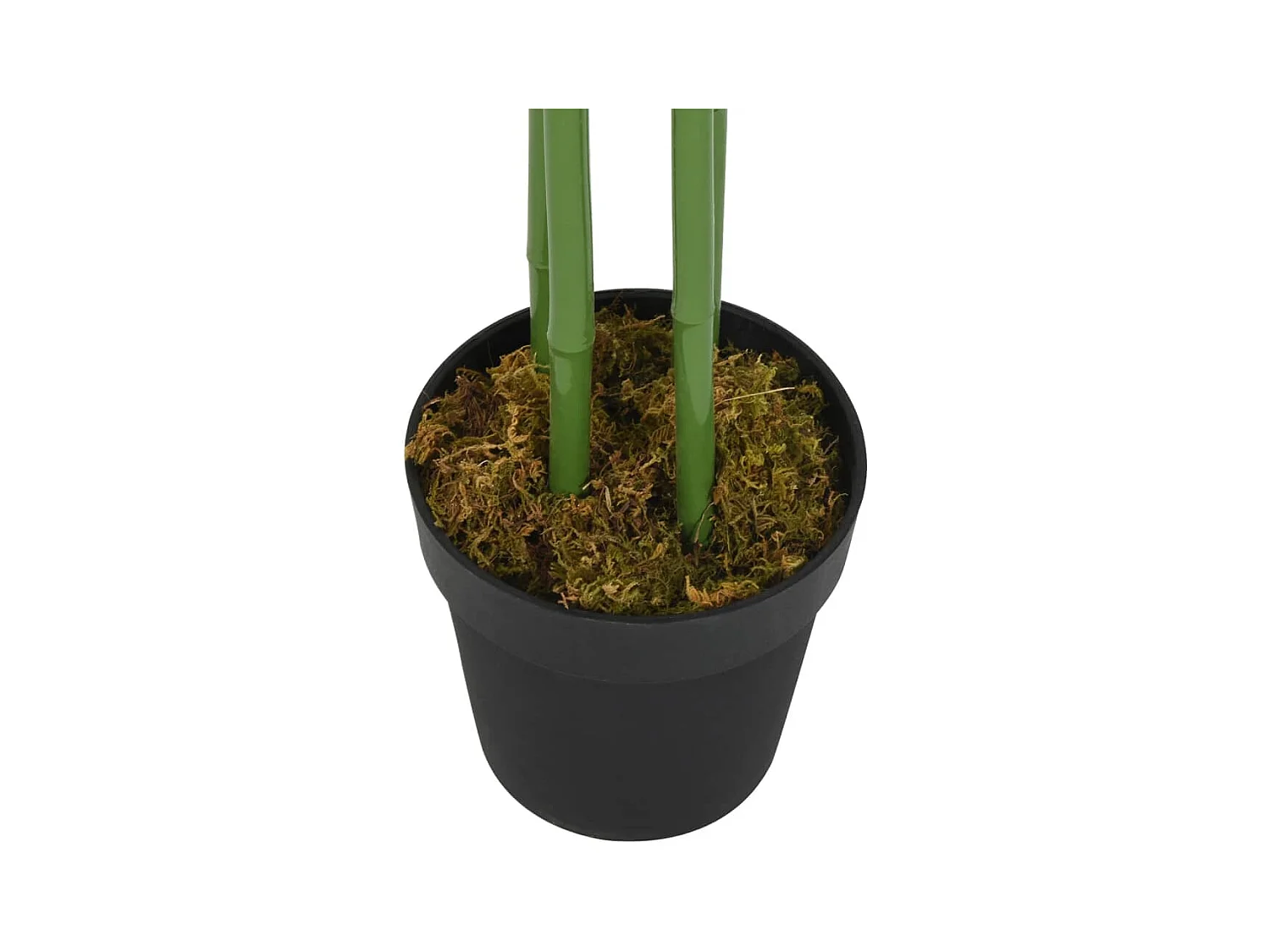 Bambù artificiale 864 foglie 180 cm verde