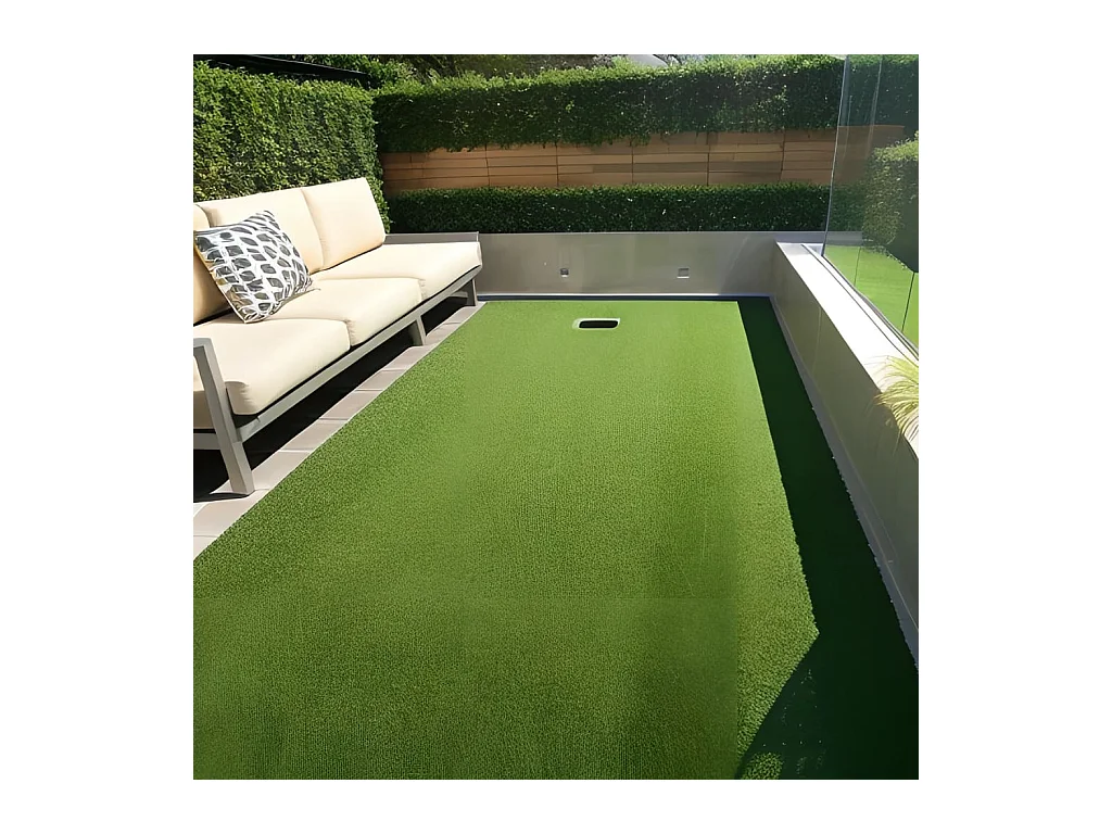 Gazon artificiel 7/9 mm 1x10 m Vert