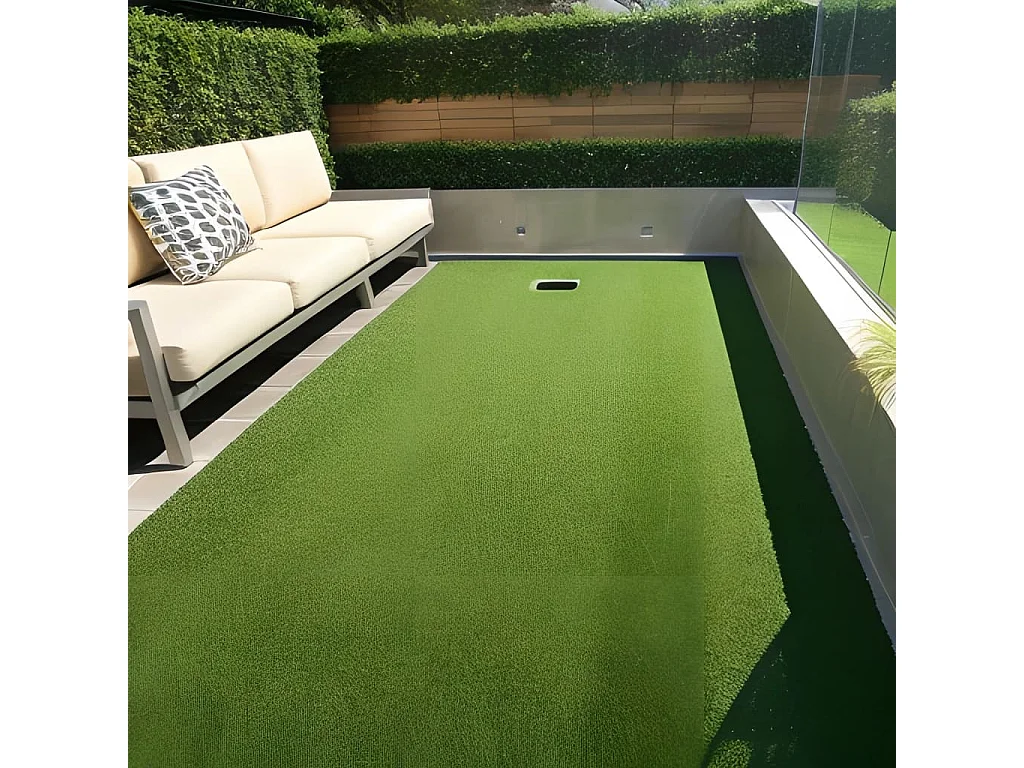 Gazon artificiel 7/9 mm 1x10 m Vert