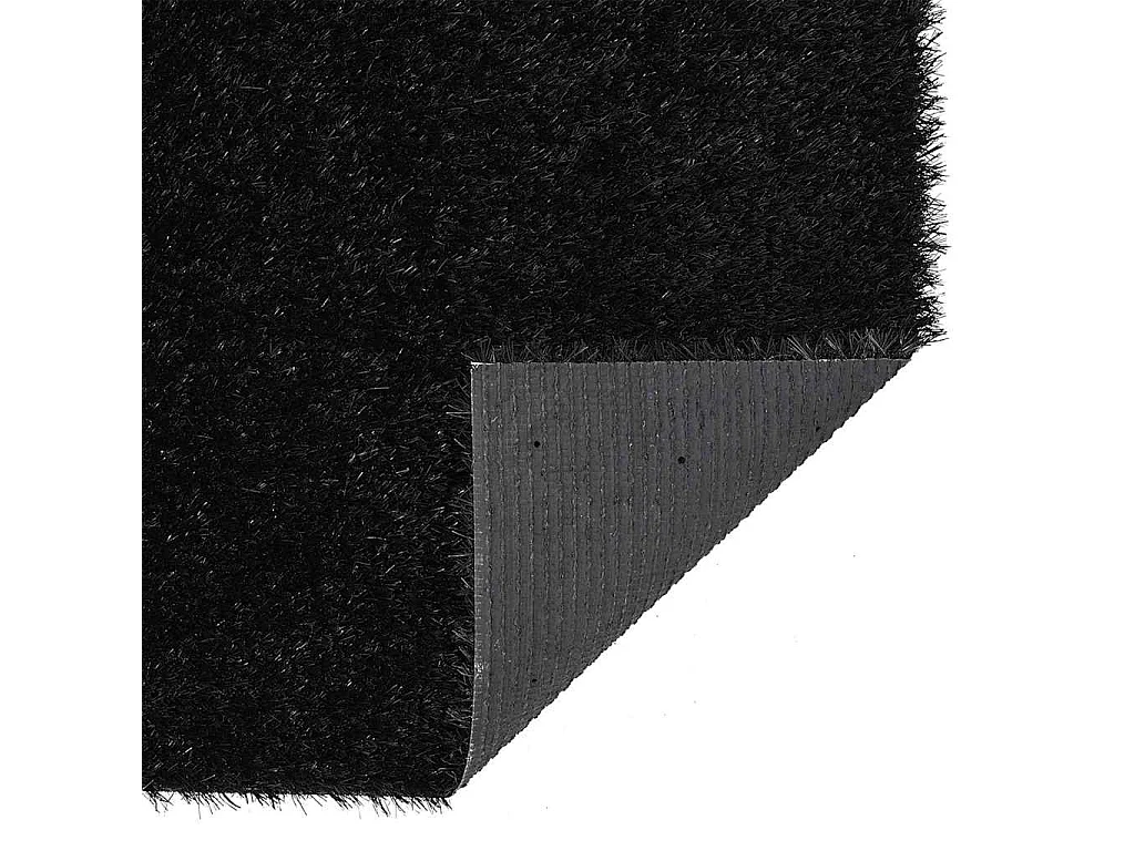 Gazon artificiel Noir 10 x 1 m Polypropylène