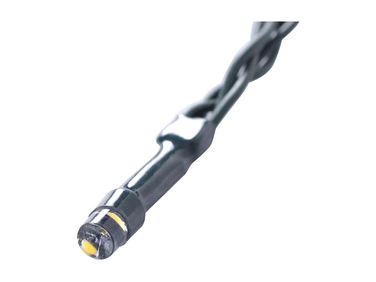 Boules de buis artificielles avec lumières LED 2 pcs vert 35 cm