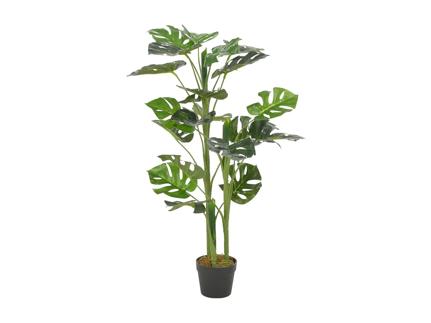 Kunstpflanze mit Topf Monstera Grün 100 cm