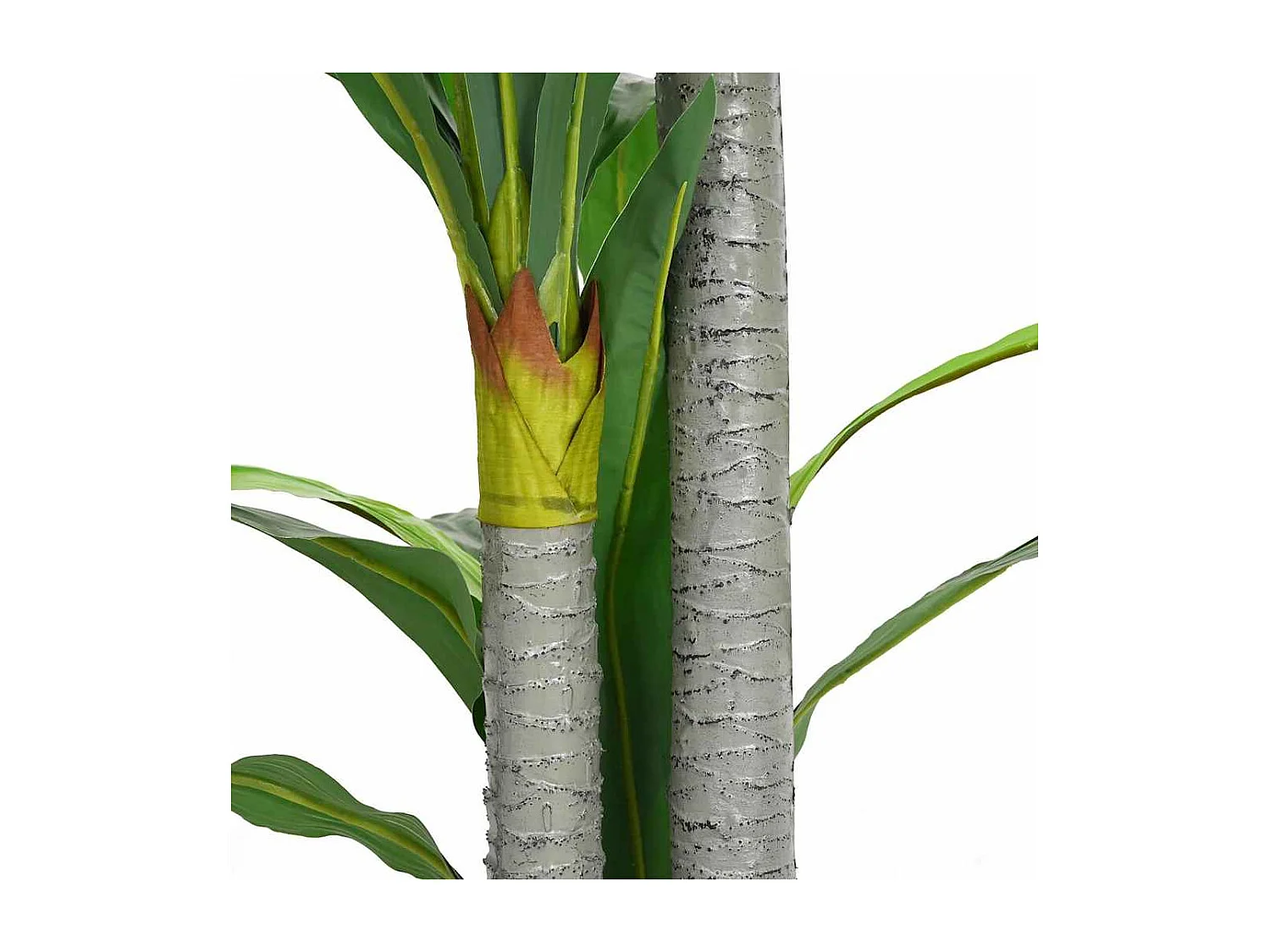 Albero artificiale di dracena 36 foglie 120 cm verde