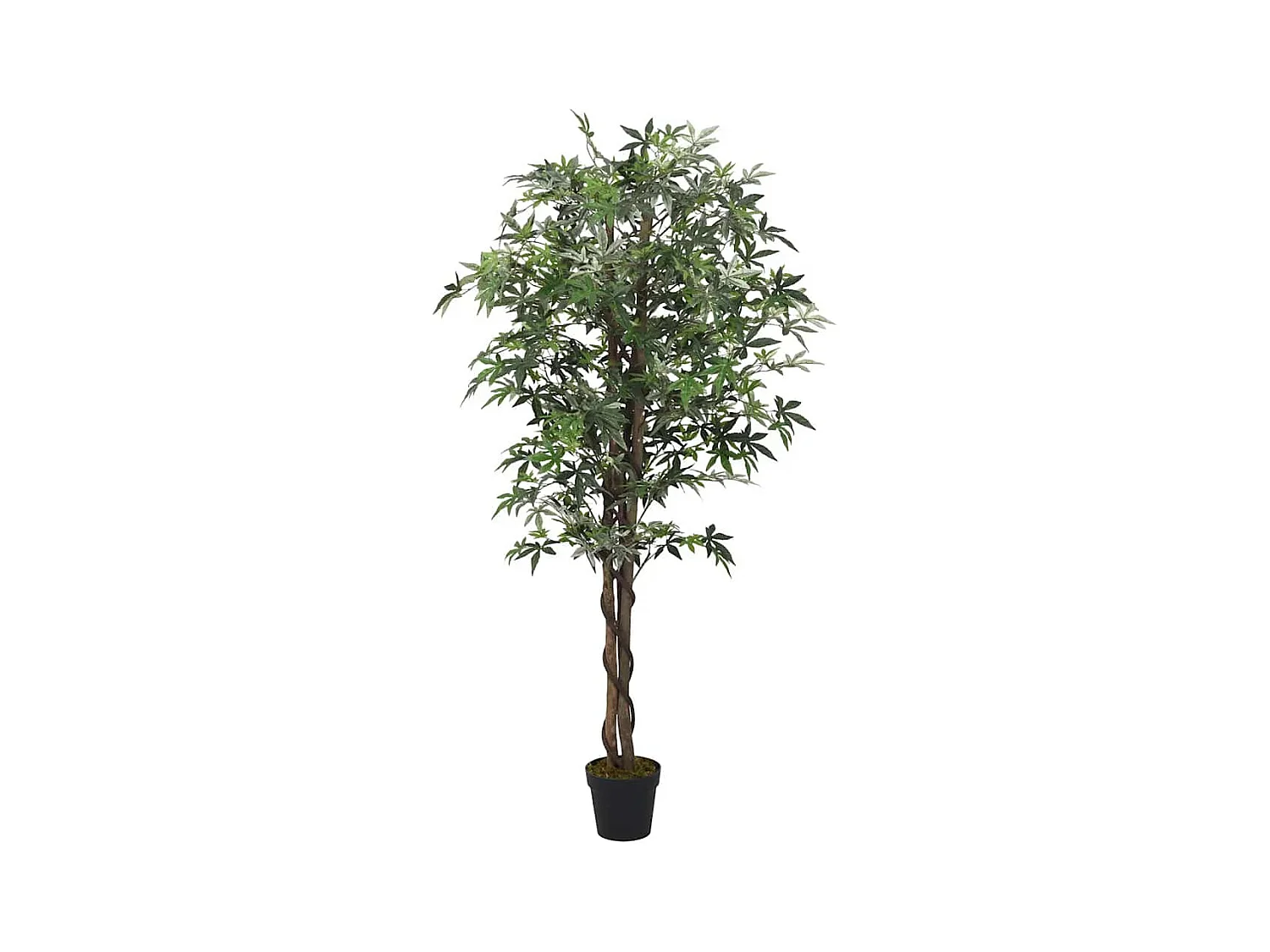 Acero artificiale 224 foglie 80 cm verde