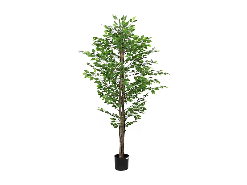 Planta ficus artificial 1260 hojas 200 cm verde