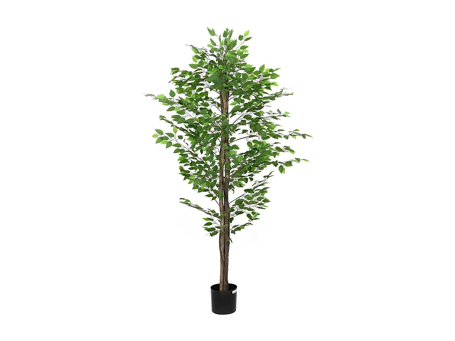 Kunst ficus plant 1260 bladeren 200 cm groen
