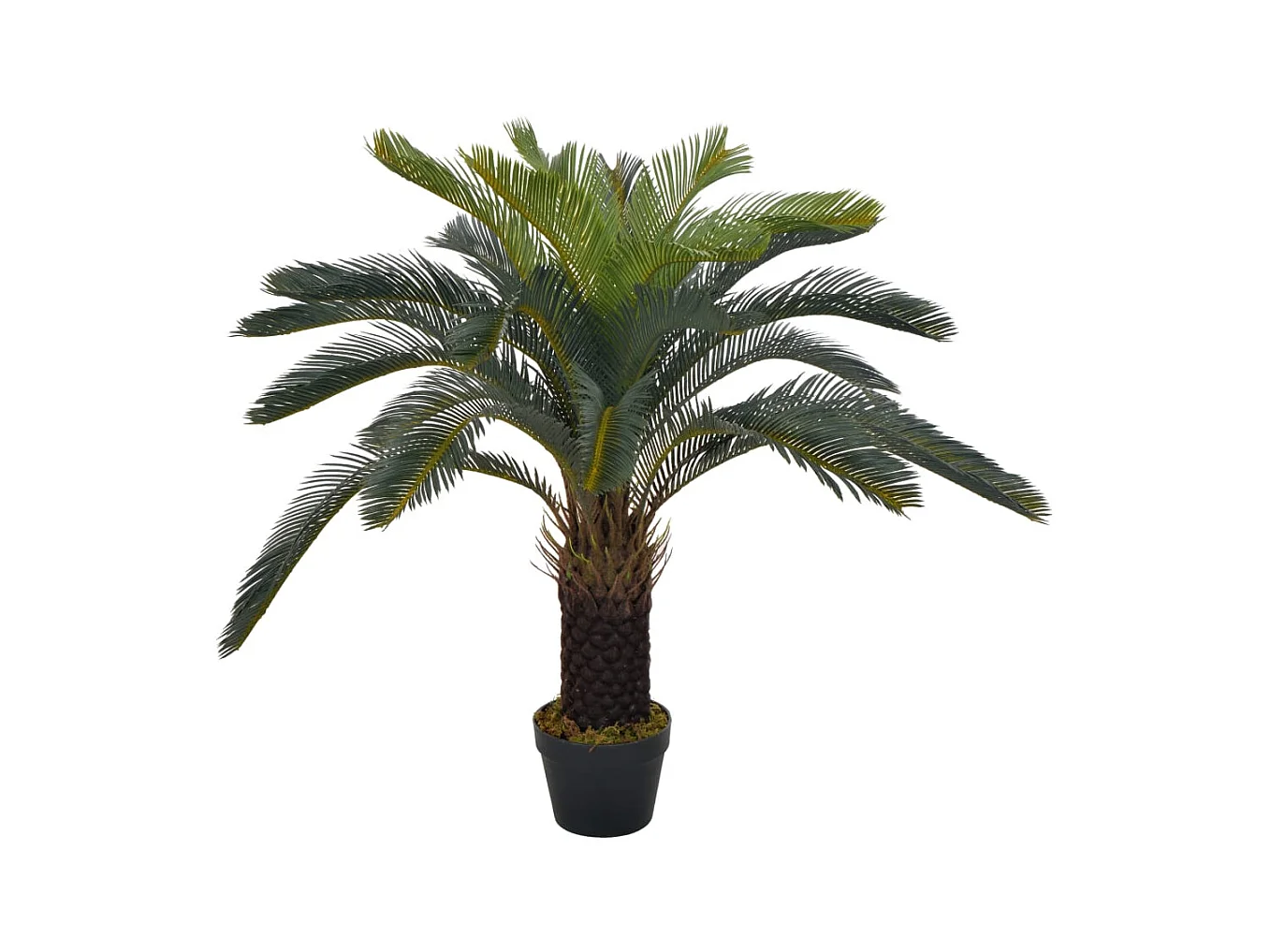 Pianta artificiale con vaso Cycas Palma Verde 90 cm