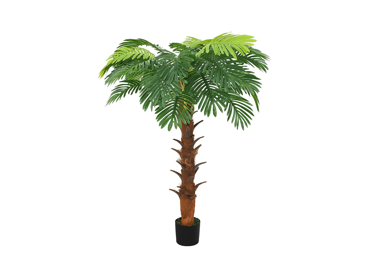 Palma artificiale Cycas con vaso 160 cm verde