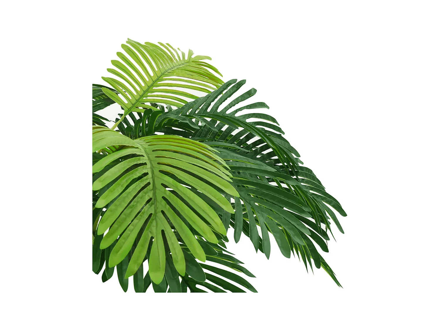 Palma artificiale Cycas con vaso 160 cm verde