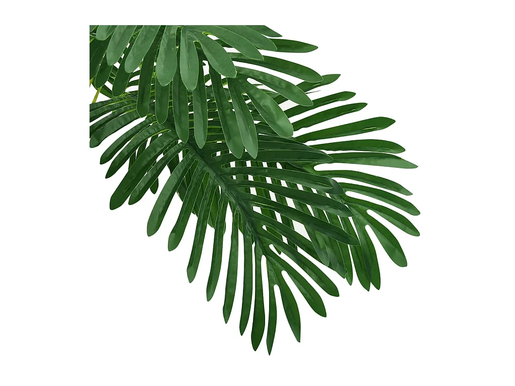 Palma artificiale Cycas con vaso 160 cm verde