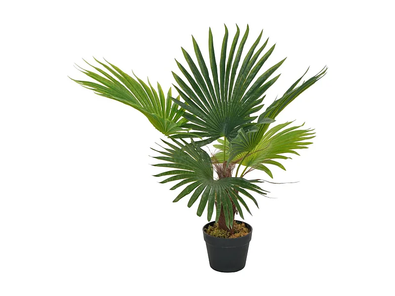 Pianta artificiale con vaso Palma Verde 70 cm
