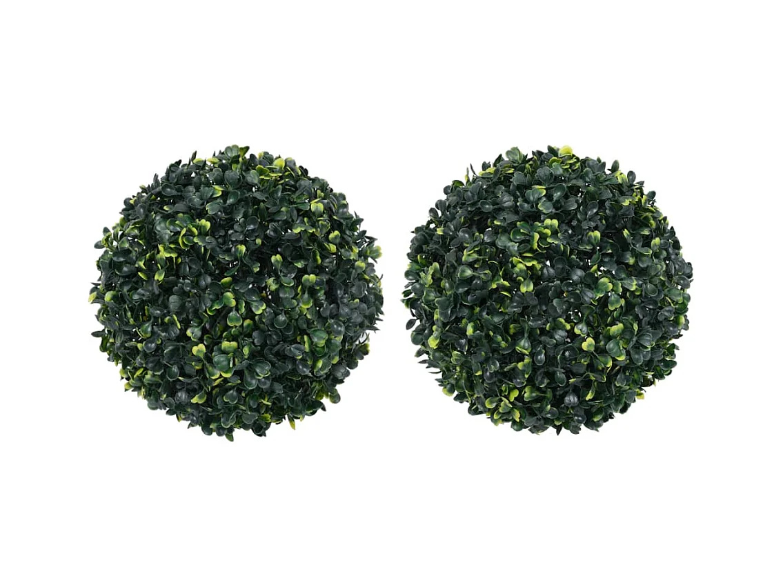 Boules de buis artificielles 2 pcs 45 cm