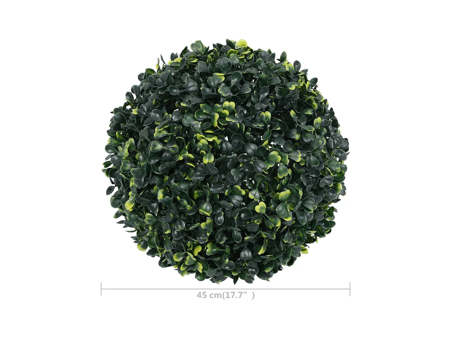 Boules de buis artificielles 2 pcs 45 cm