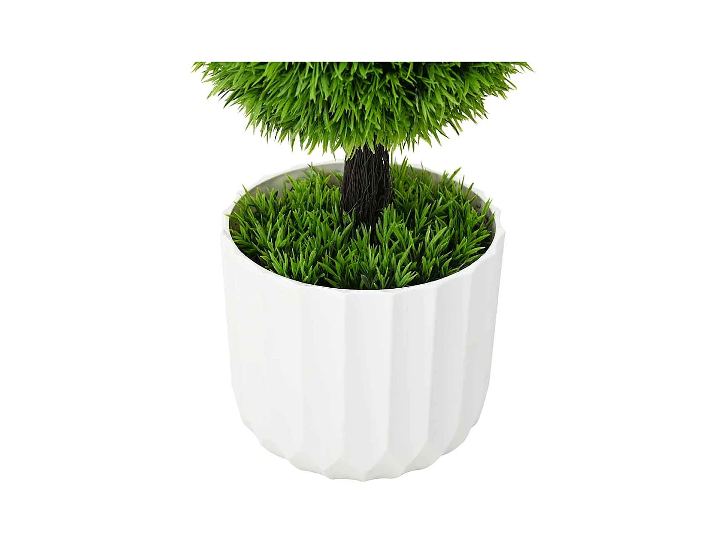 Pianta artificiale verde 24 x 24 x 90 cm in plastica