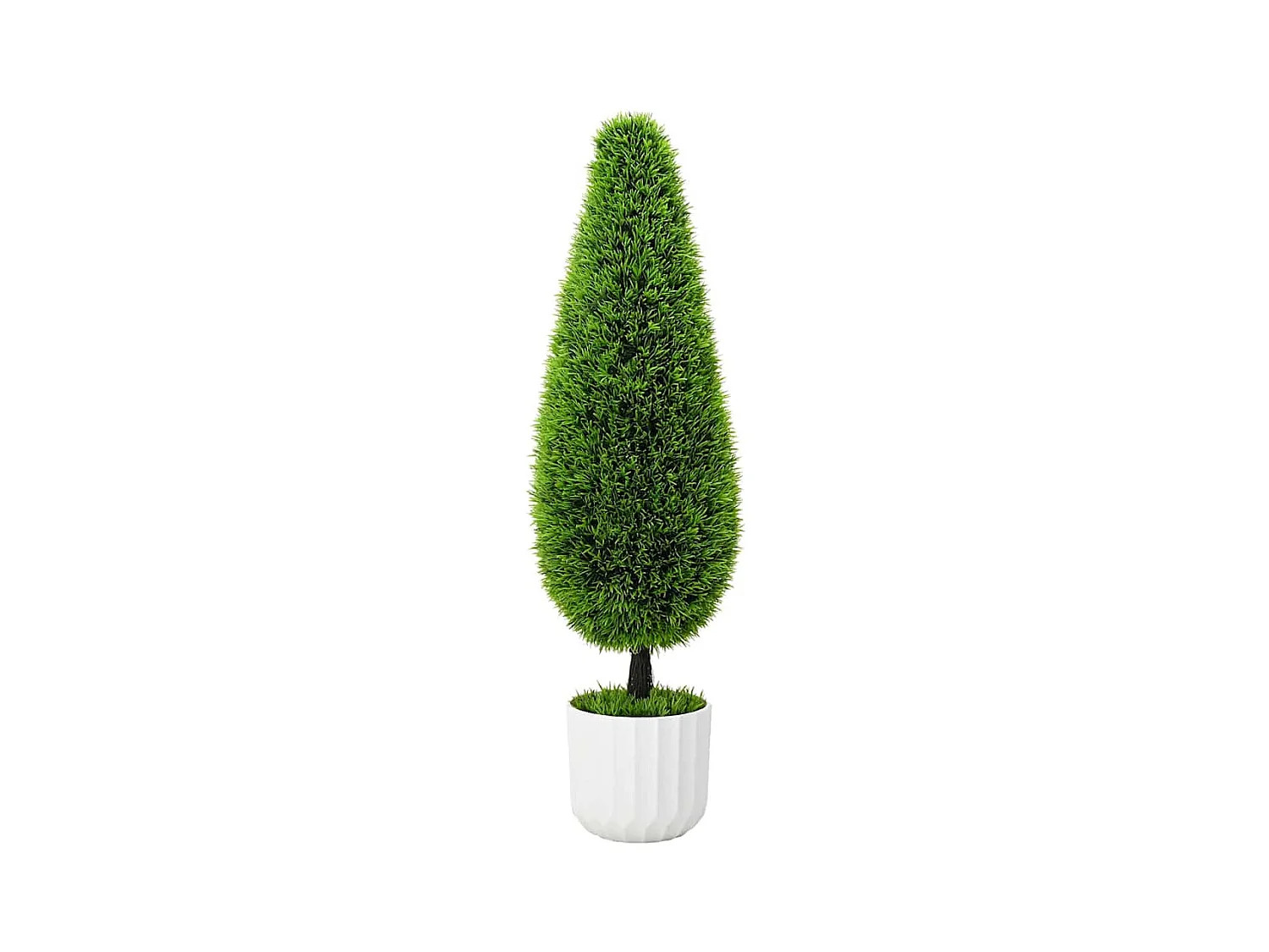 Pianta artificiale verde 24 x 24 x 90 cm in plastica