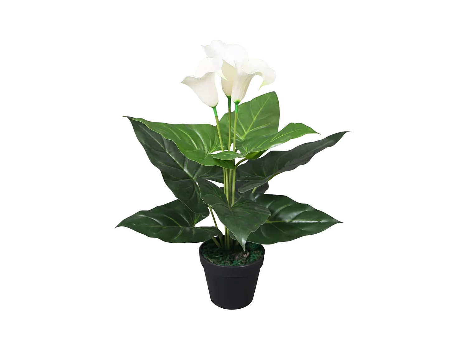 Plante artificielle avec pot Lis Calla 45 cm Blanc