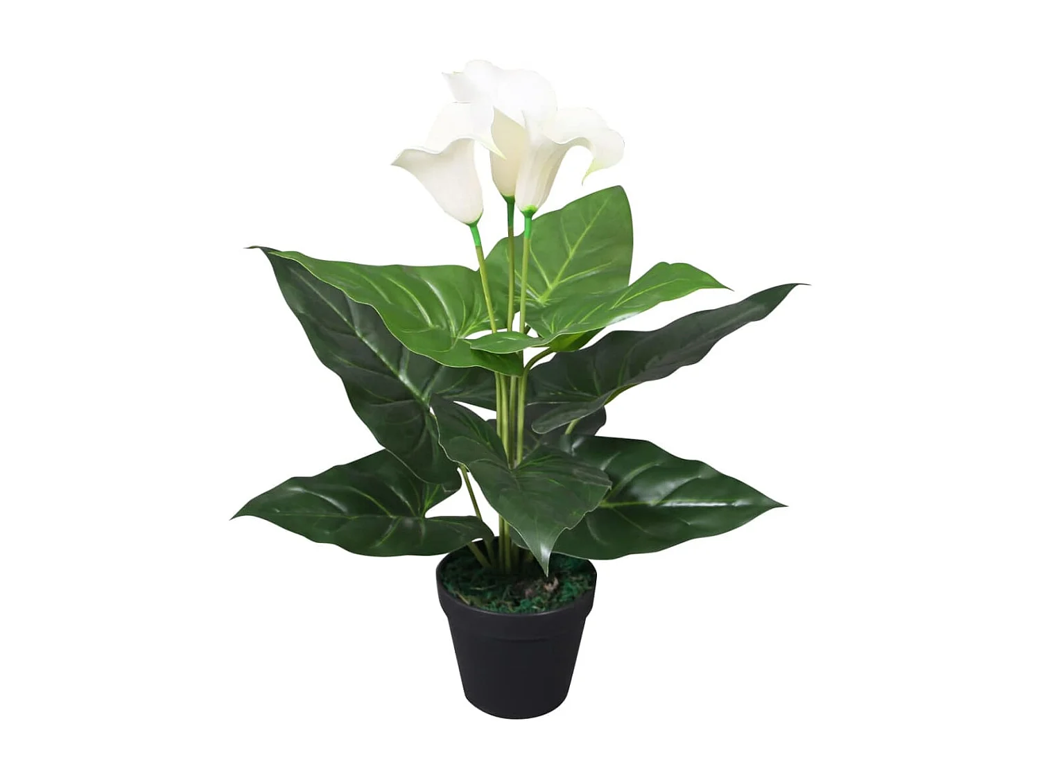 Kunstpflanze mit Topf Calla Lily 45 cm Weiß