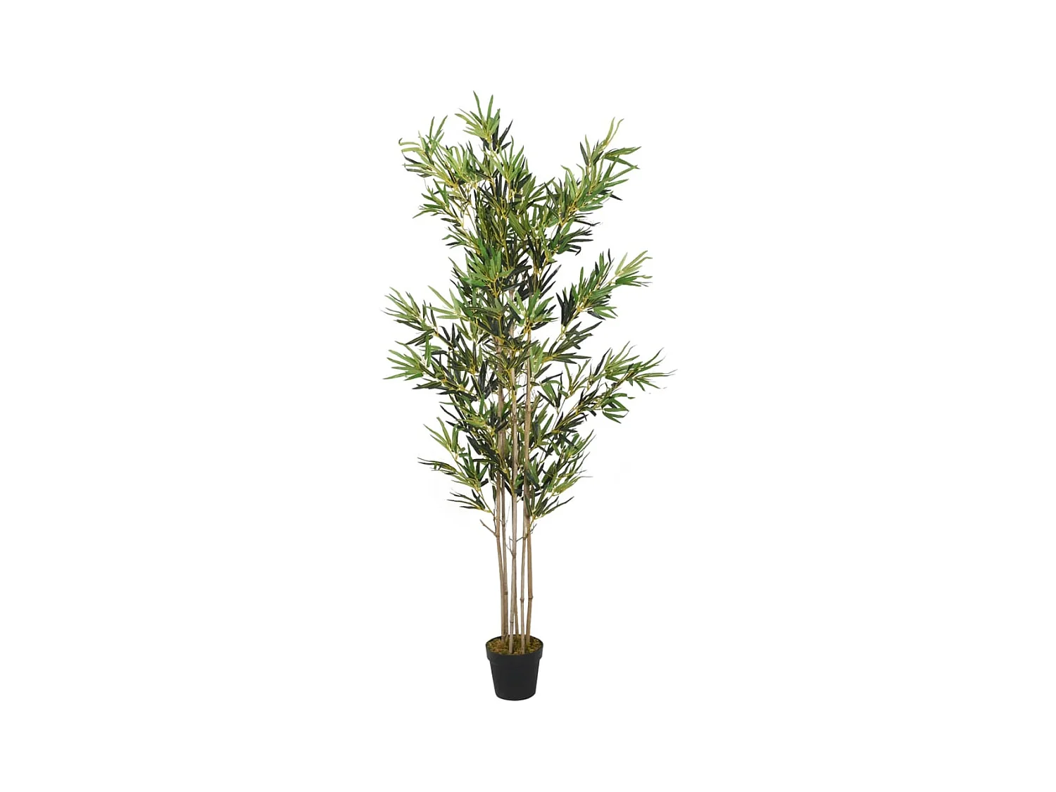 Bambú artificial 1380 hojas 200 cm verde