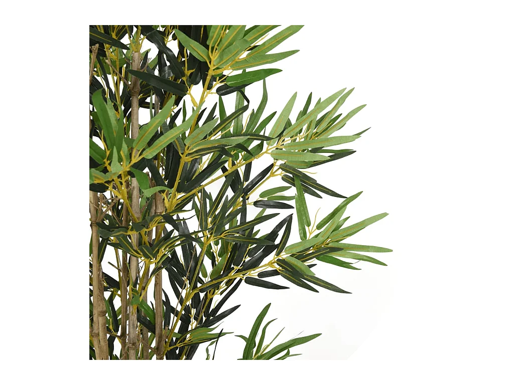 Bambú artificial 1380 hojas 200 cm verde