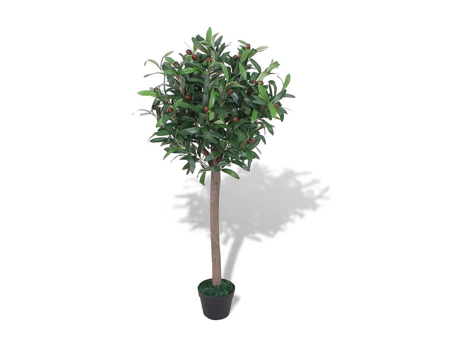 Albero di alloro artificiale con vaso 120 cm Verde