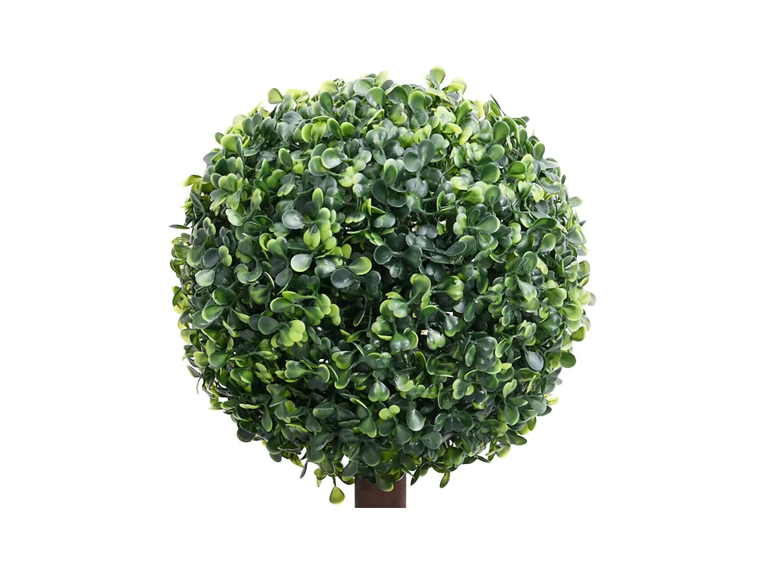Pianta artificiale di bosso con vaso a forma di palla verde 118 cm