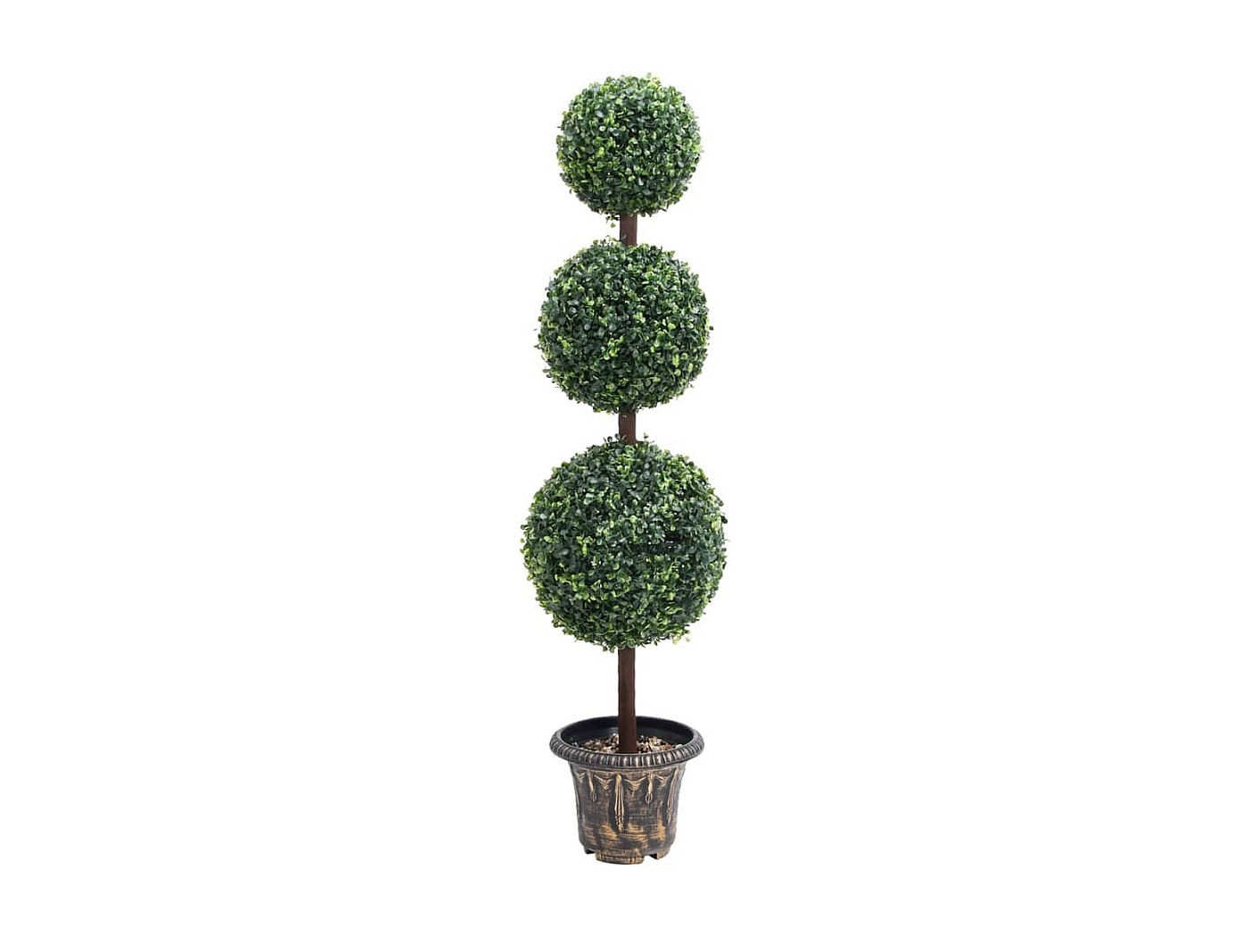 Sfera Di Bosso Artificiale Da Appendere – 28 Cm Con Catena – Erba Sintetica UV Resistant Per Esterni - 3