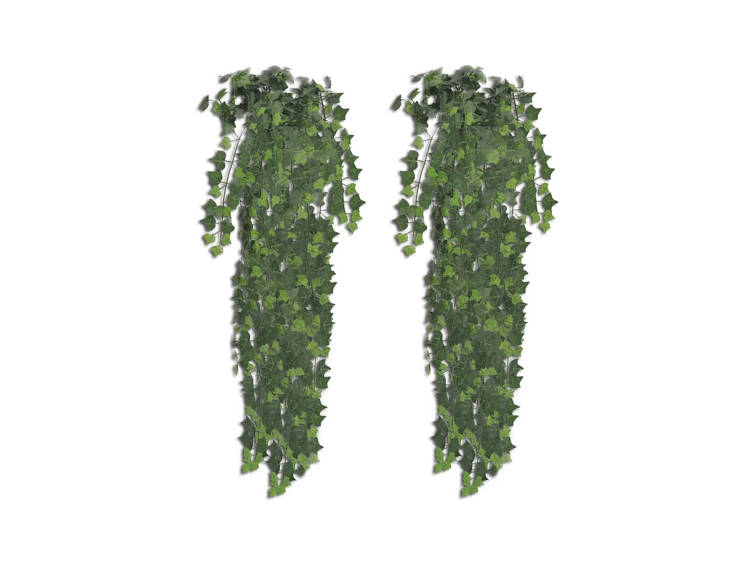 Piante artificiali 2 pezzi Edera verde 90 cm