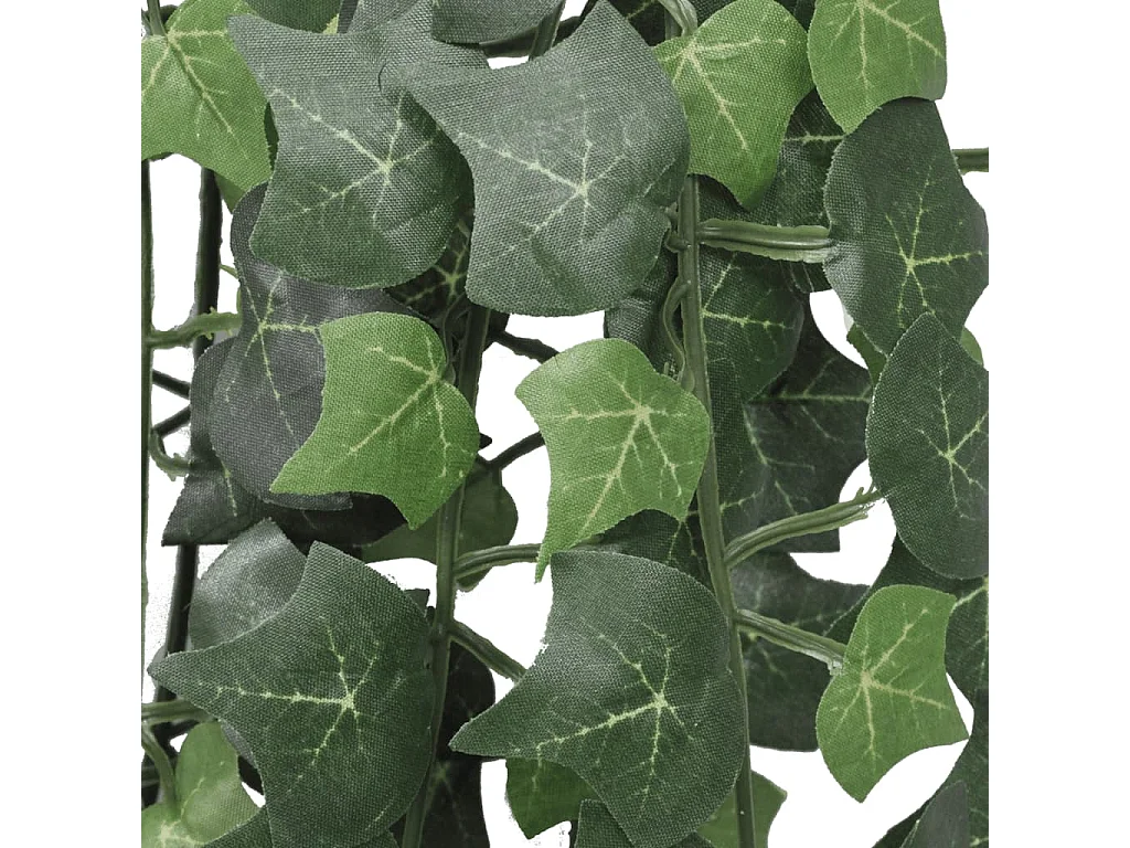 Piante artificiali 2 pezzi Edera verde 90 cm