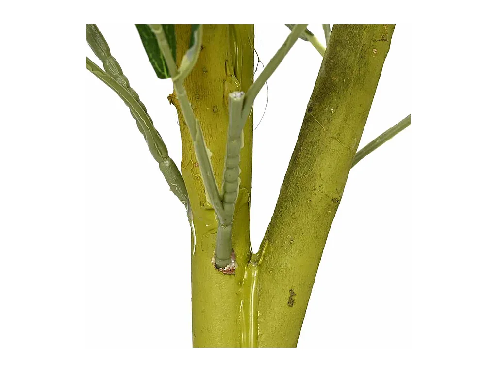 Kunst olijfboom 450 bladeren 120 cm groen