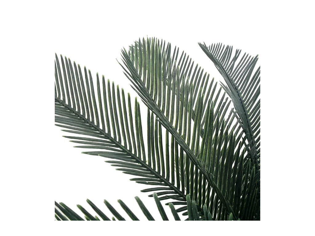 Pianta artificiale con vaso Cycas Palma Verde 125 cm