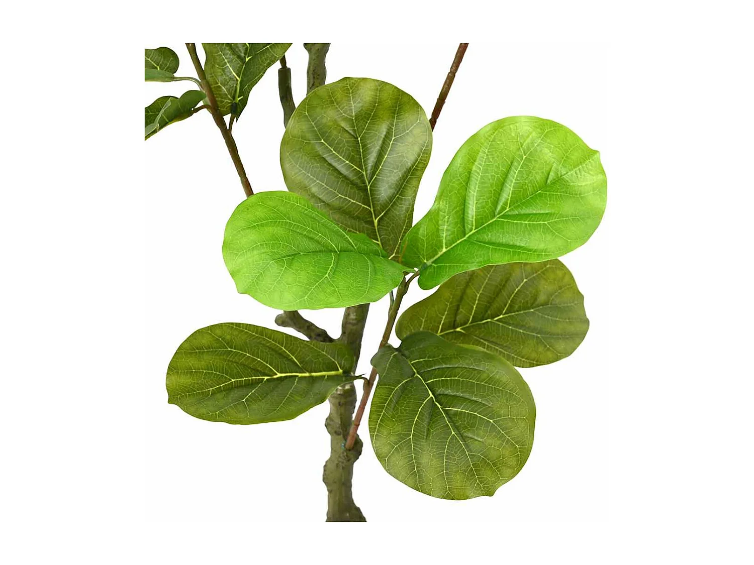 Künstlicher Ficus 30 Blätter 125 cm grün