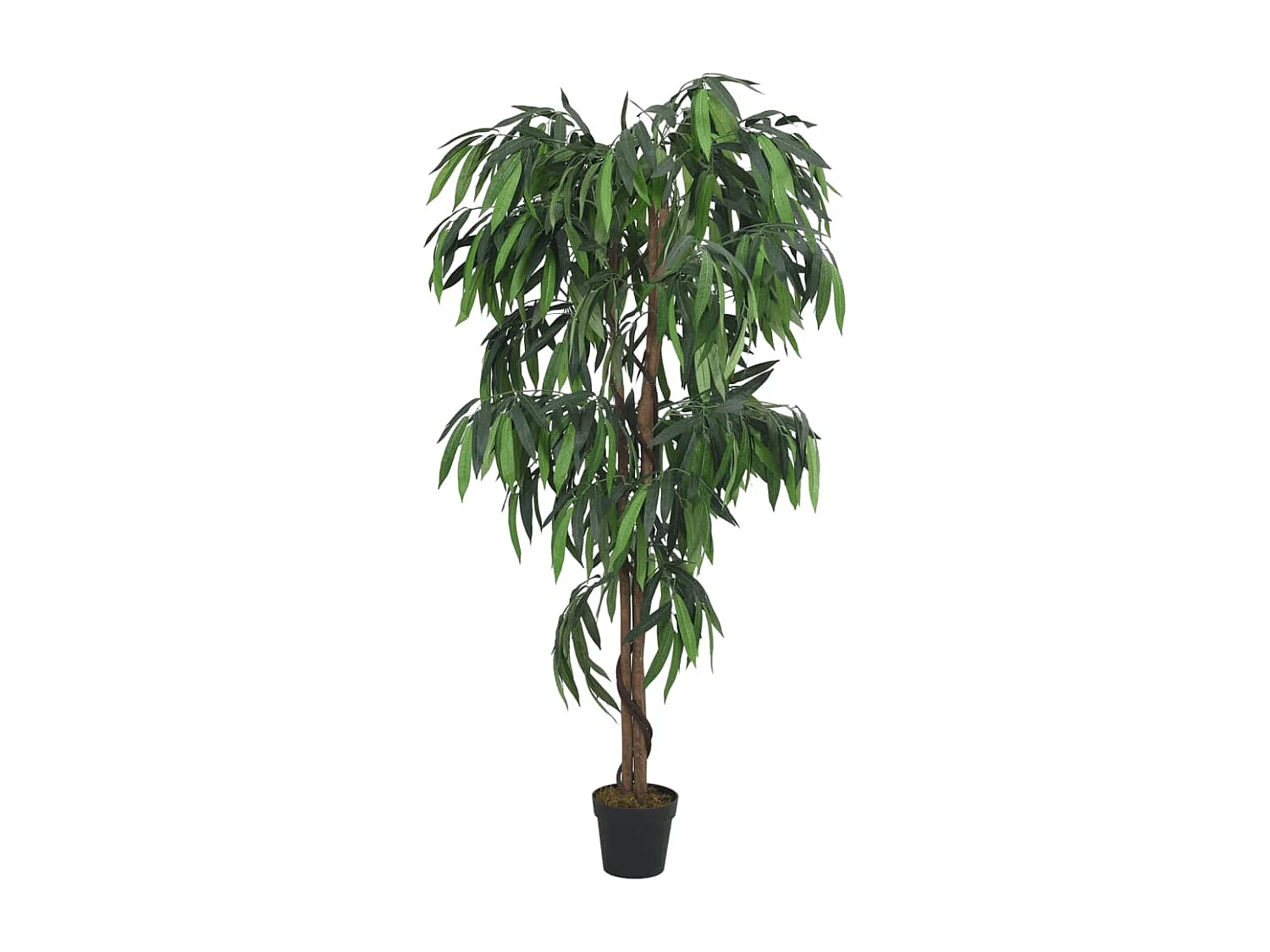 Kunstmangoboom 900 bladeren 180 cm groen