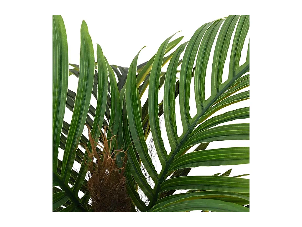 Palma artificiale 6 foglie 100 cm verde