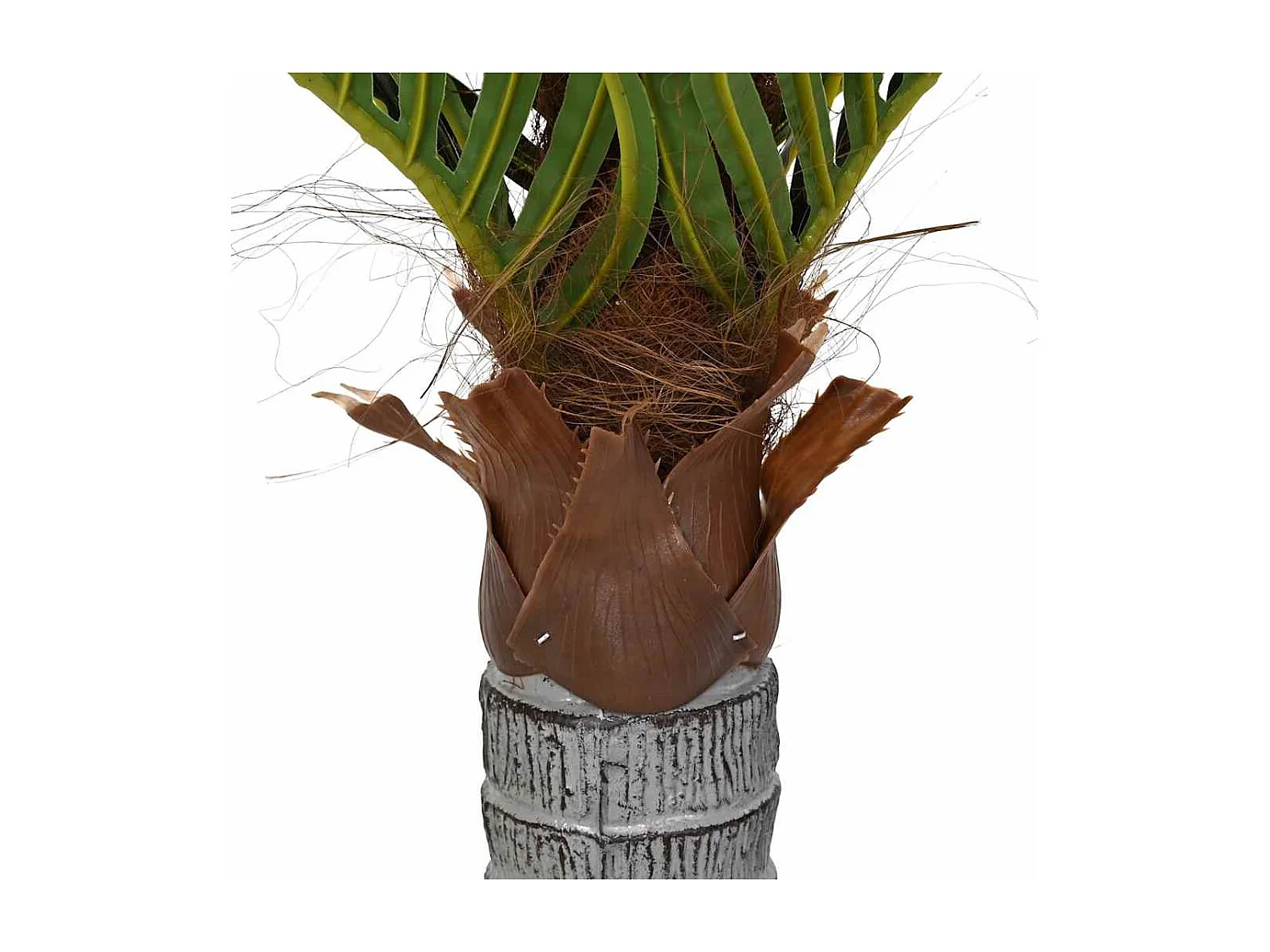 Kunstpalm 6 bladeren 100 cm groen