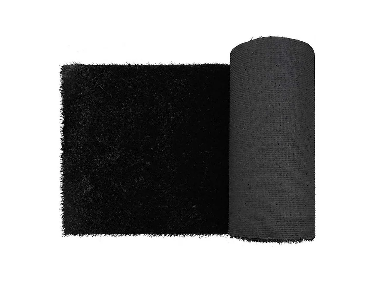 Gazon artificiel Noir 8 x 1 m Polypropylène