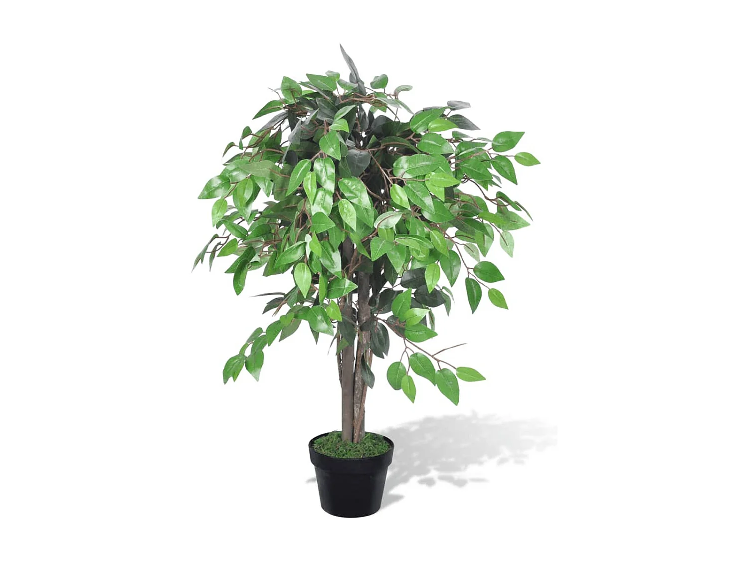 Künstliche Palme aus Kunststoff mit Topf 90 cm