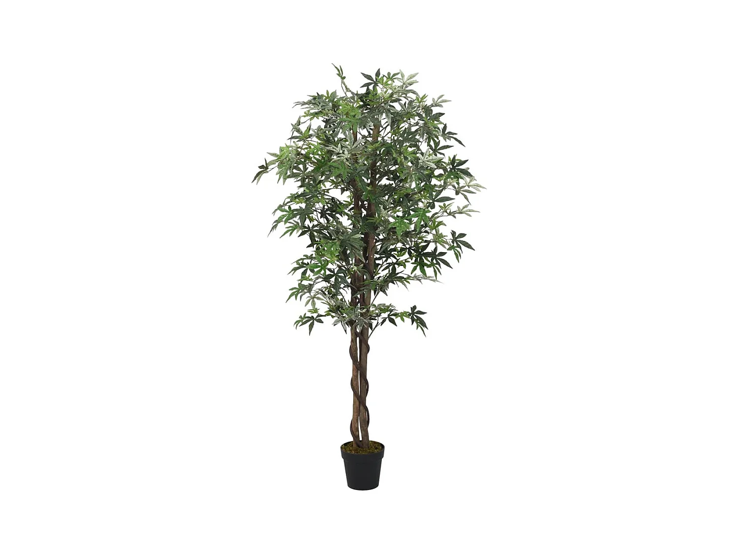 Acero artificiale 504 foglie 150 cm verde