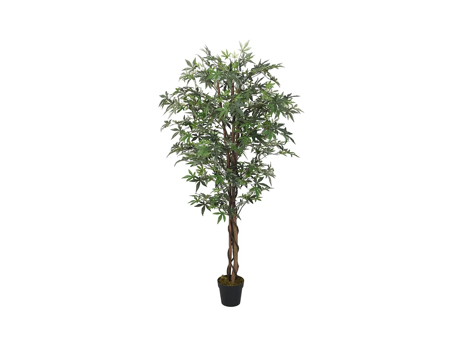 Acero artificiale 504 foglie 150 cm verde