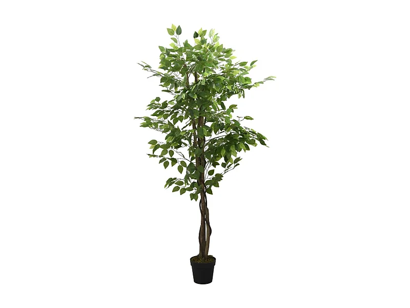 Ficus artificiale 378 foglie 80 cm verde