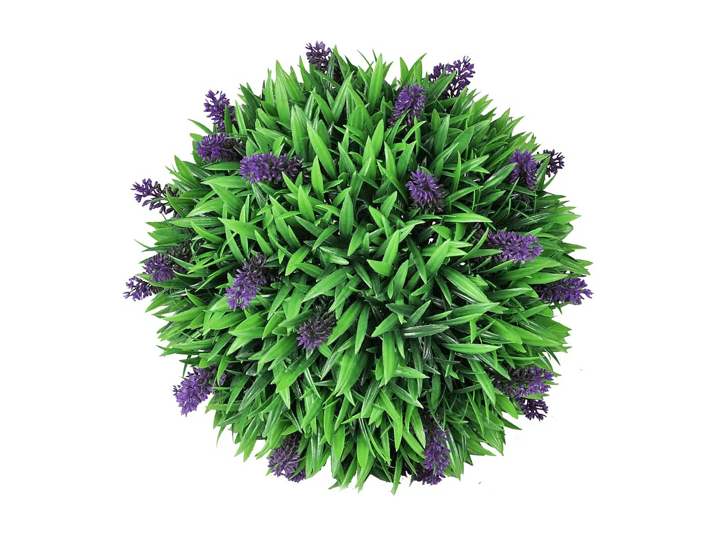 Juego de 2 bolas artificiales de boj con lavanda de 30 cm