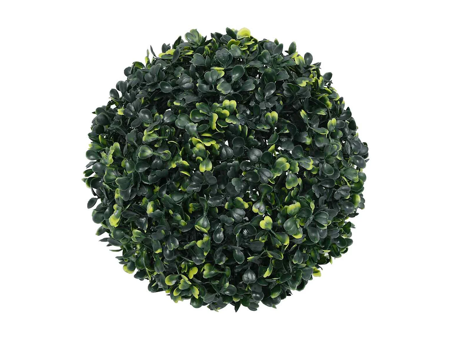 Künstliche Buchsbaumkugeln mit LED-Lichtern 2 Stück Grün 45cm