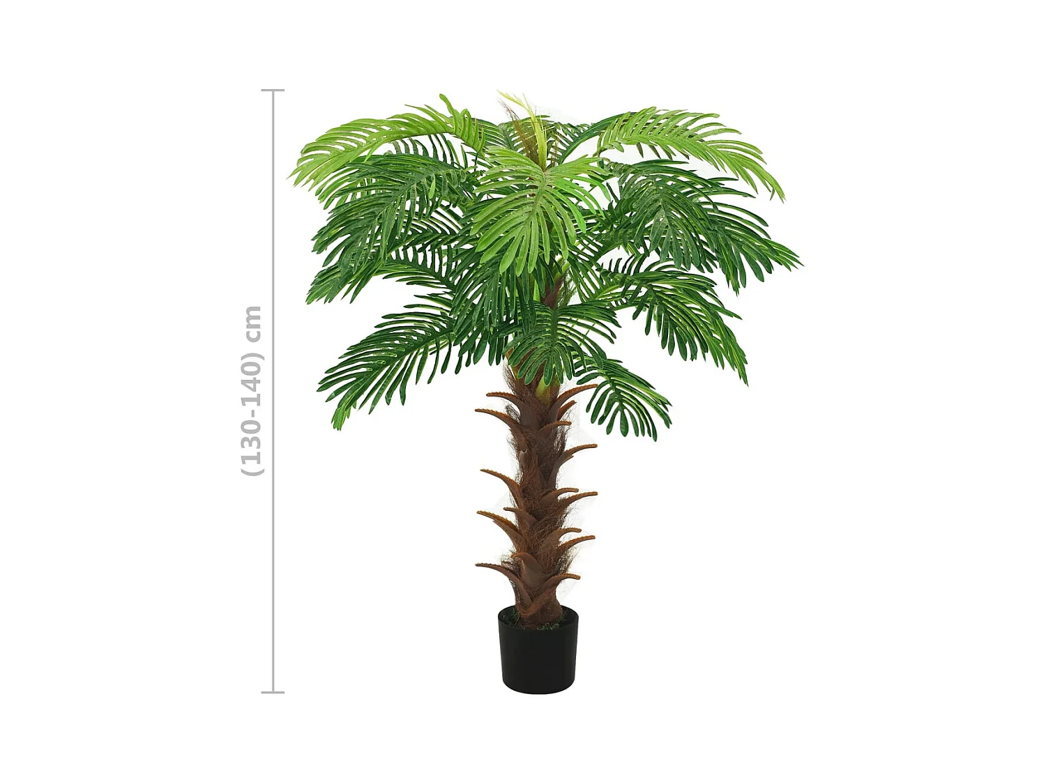 Palmera Cycas Artificial con Maceta 140 cm Verde
