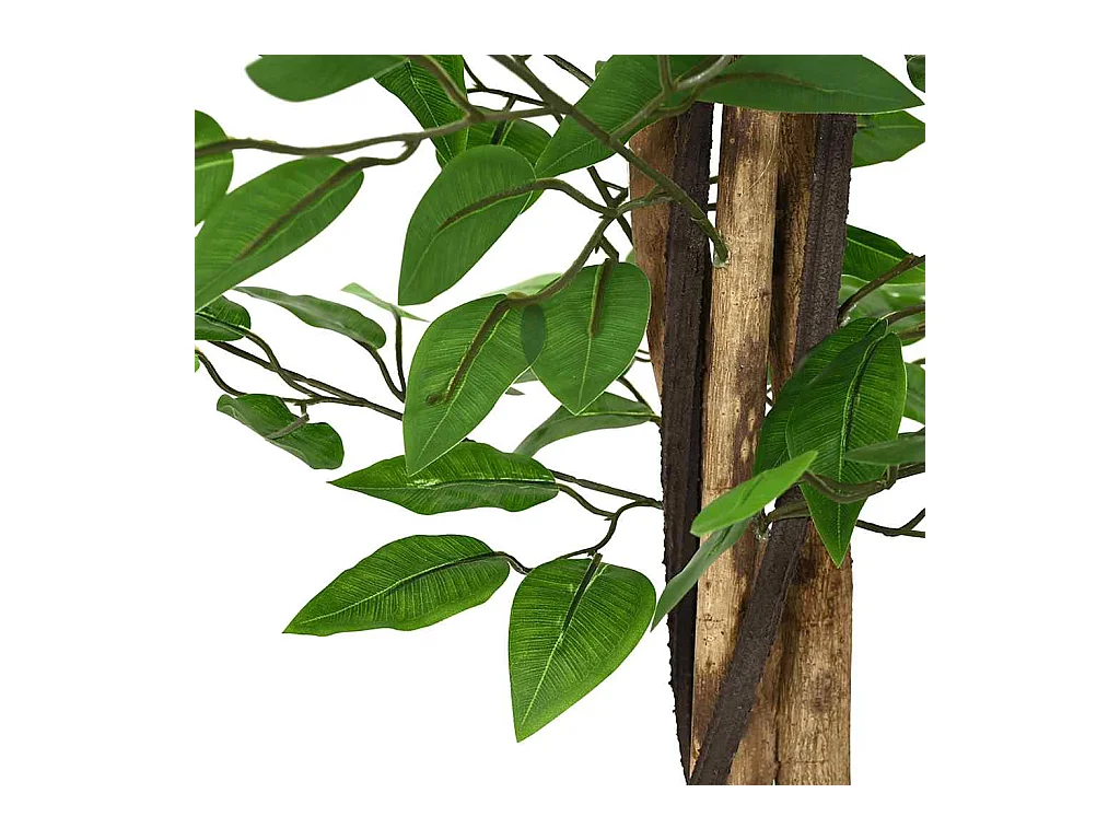 Pianta artificiale di ficus 788 foglie 120 cm verde