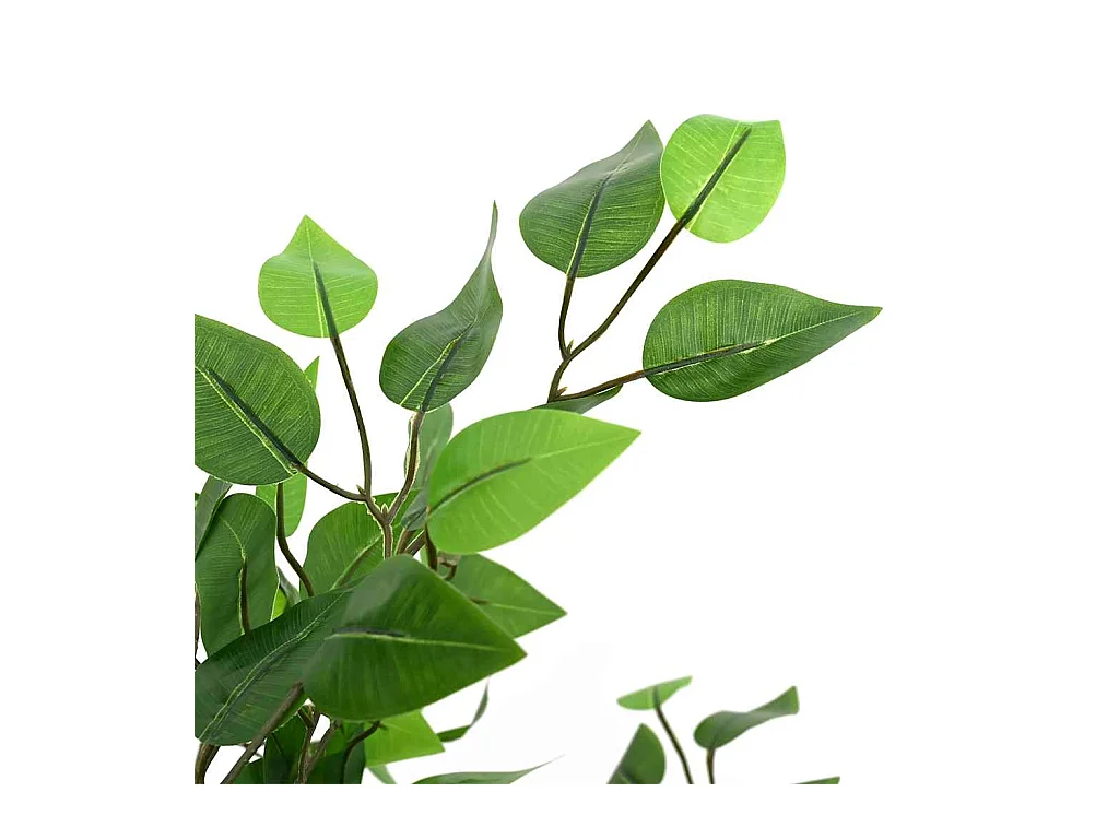 Pianta artificiale di ficus 788 foglie 120 cm verde