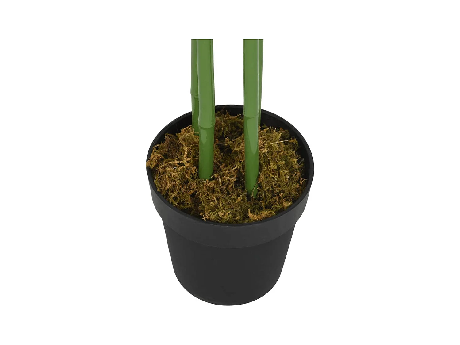 Bambù artificiale 240 foglie 80 cm verde