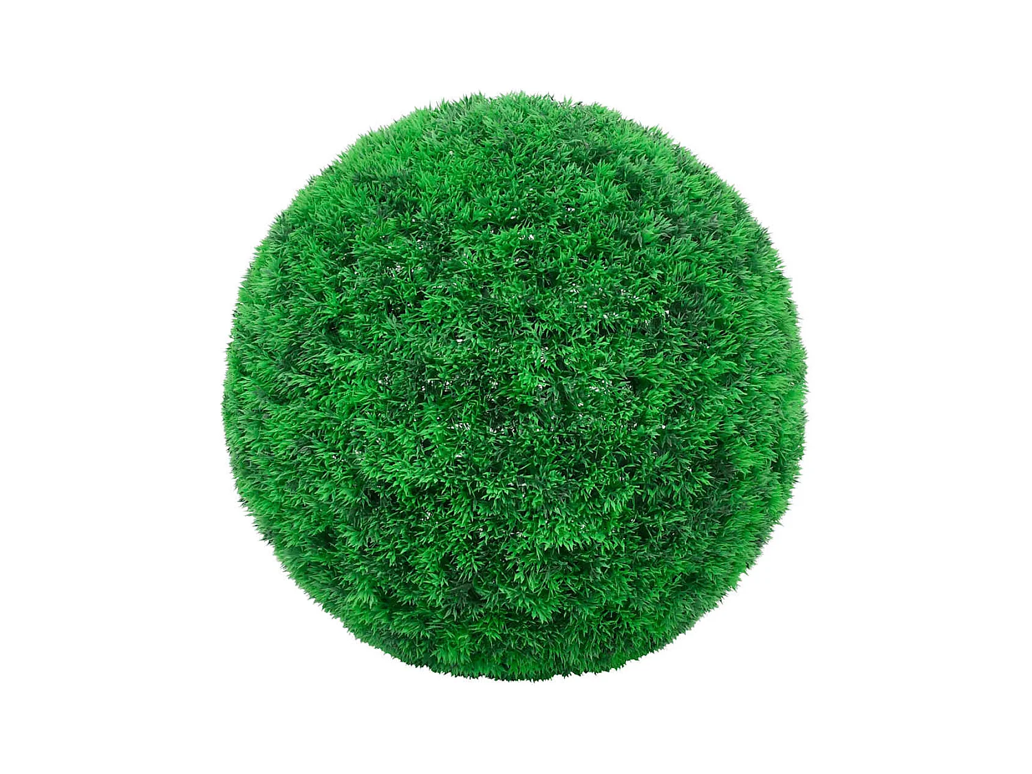 Palline di bosso artificiali con luci a LED 2 pezzi verde 45 cm