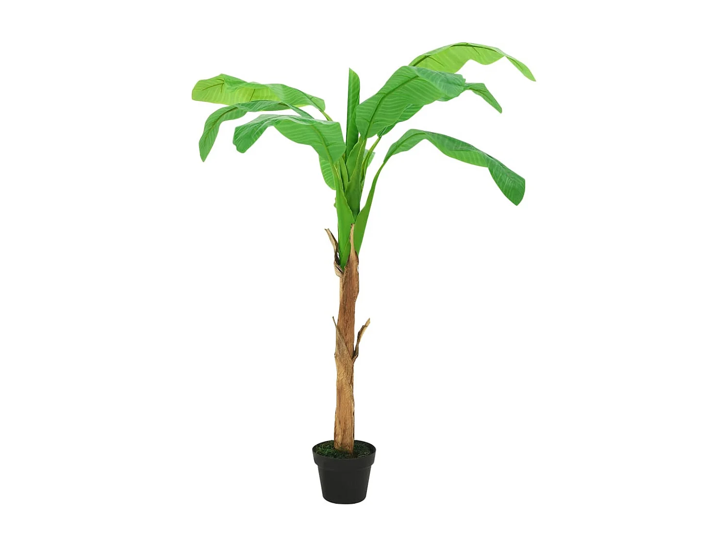 Banano artificiale con vaso 180 cm Verde