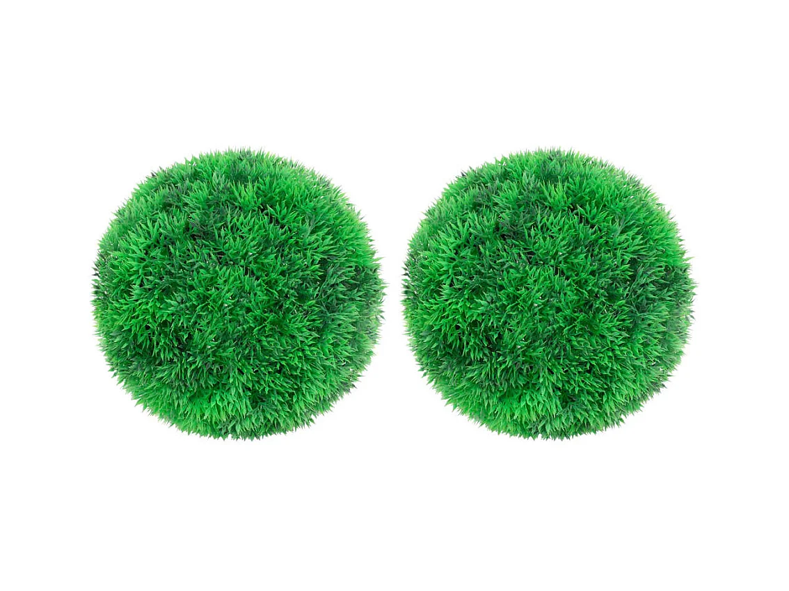 Boules de buis artificielles 2 pcs 22 cm