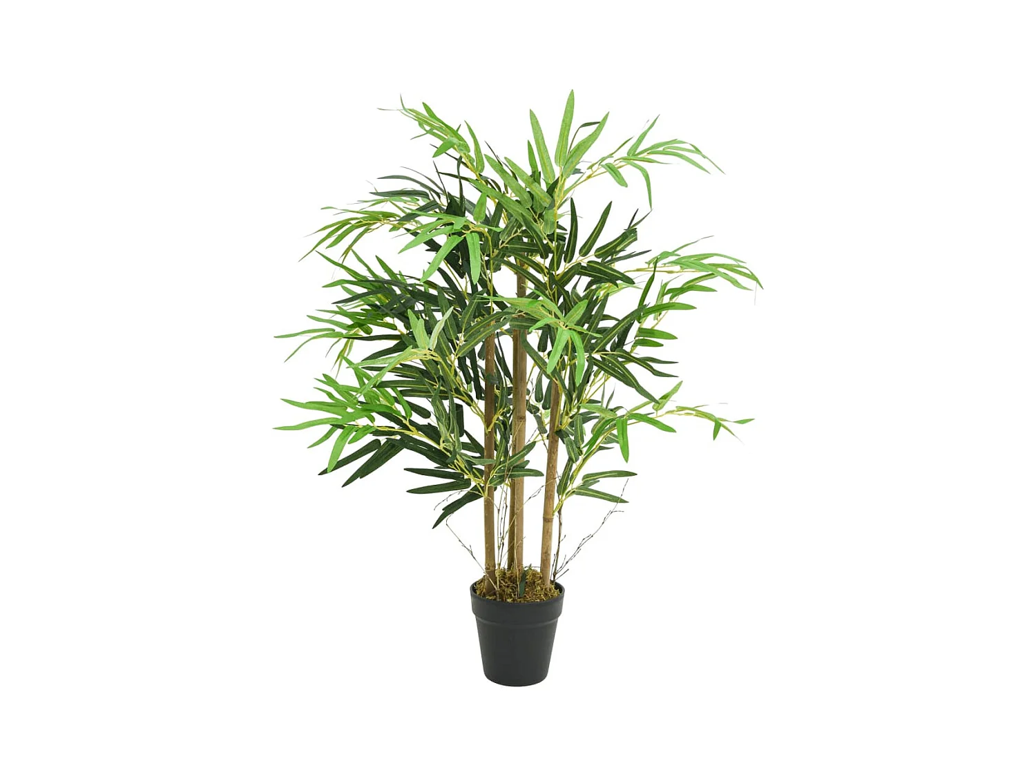 Bambou artificiel 500 feuilles 80 cm vert