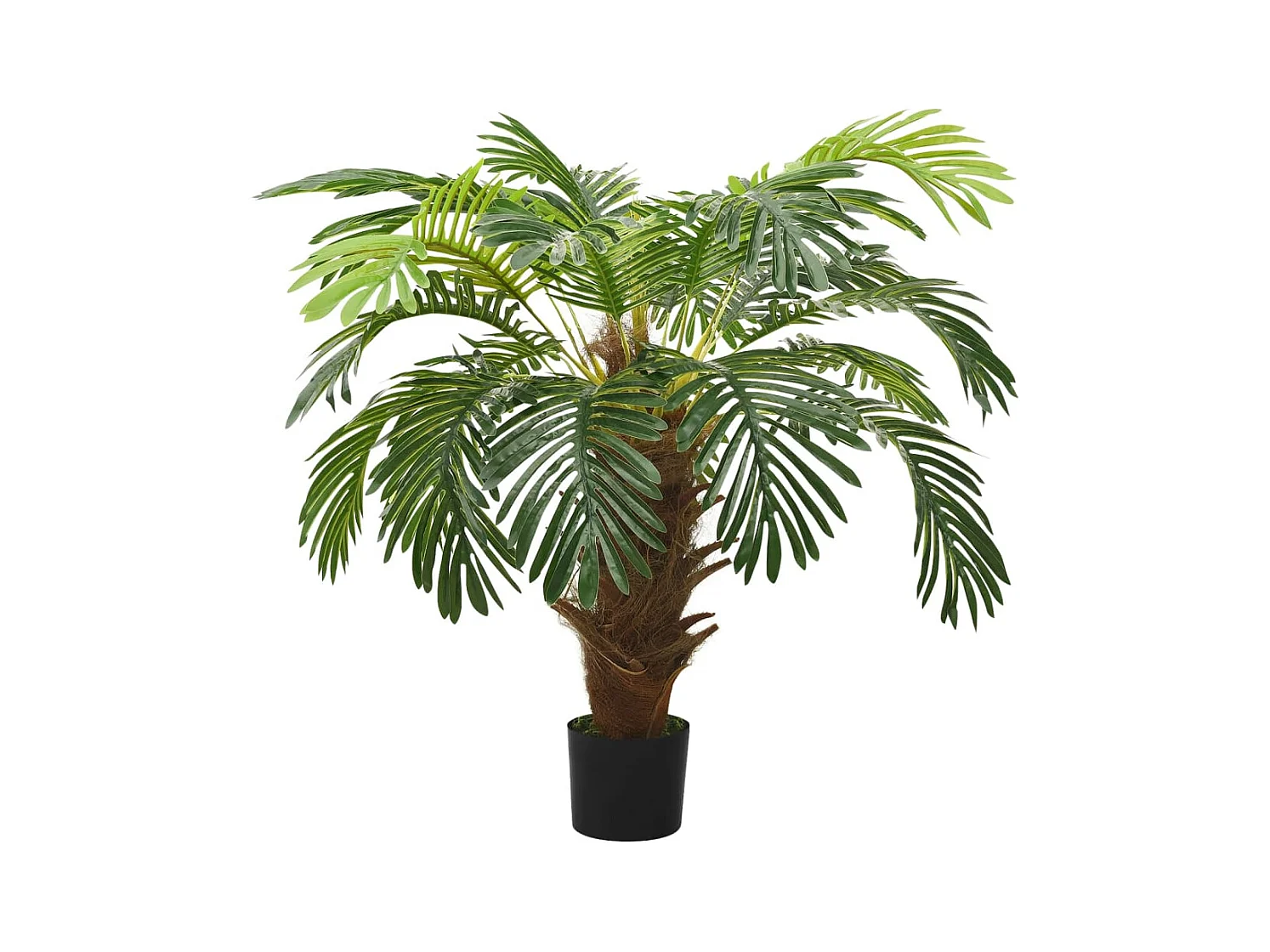 Palmier Cycas artificiel avec pot 90 cm Vert
